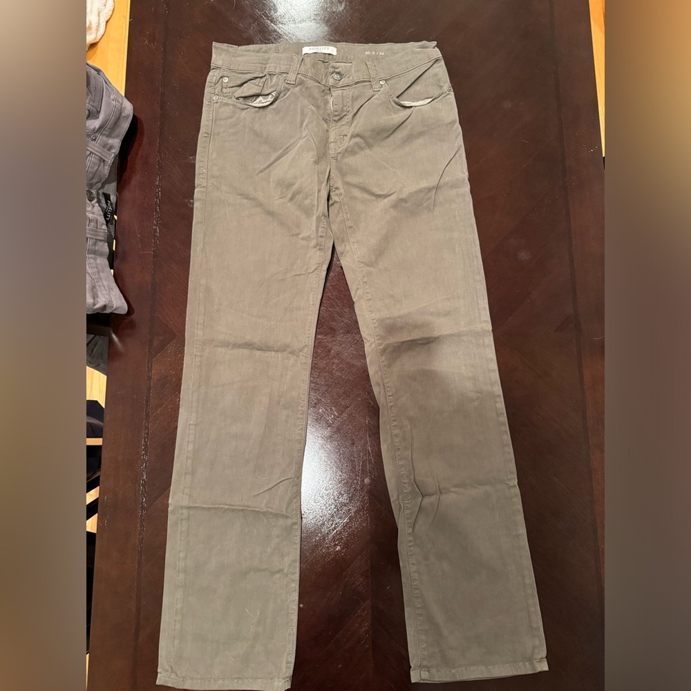 Men's Fidelity Denim 50-11 Havana Twill M6253 Jeans Size 34 Cut #4008